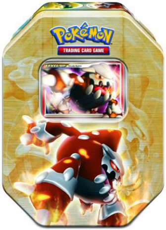 Pokemon 2008 Holiday Collectors Tins: Heatran Lv. X